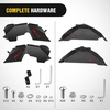 image:imageNilight TJ Rear Inner Fender Liners Fit for 1997 1998 1999 2000 2001 2002 2003 2004 2005 2006 Jeep Wrangler TJ amp LJ 2PCS Offroad Powder Coated Steel Splash Mud Guard Wheel Well Liner Covers4Pcs FrontRear JK 20072018