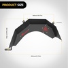 image:imageNilight TJ Rear Inner Fender Liners Fit for 1997 1998 1999 2000 2001 2002 2003 2004 2005 2006 Jeep Wrangler TJ amp LJ 2PCS Offroad Powder Coated Steel Splash Mud Guard Wheel Well Liner Covers2Pcs Rear TJ  LJ 19972006