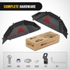 image:imageNilight TJ Rear Inner Fender Liners Fit for 1997 1998 1999 2000 2001 2002 2003 2004 2005 2006 Jeep Wrangler TJ amp LJ 2PCS Offroad Powder Coated Steel Splash Mud Guard Wheel Well Liner Covers2Pcs Rear JL 20182025