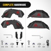 image:imageNilight TJ Rear Inner Fender Liners Fit for 1997 1998 1999 2000 2001 2002 2003 2004 2005 2006 Jeep Wrangler TJ amp LJ 2PCS Offroad Powder Coated Steel Splash Mud Guard Wheel Well Liner Covers4Pcs FrontRear JL 20182025