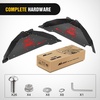 image:imageNilight TJ Rear Inner Fender Liners Fit for 1997 1998 1999 2000 2001 2002 2003 2004 2005 2006 Jeep Wrangler TJ amp LJ 2PCS Offroad Powder Coated Steel Splash Mud Guard Wheel Well Liner Covers2Pcs Rear JK 20072018