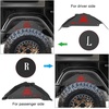 image:imageNilight TJ Rear Inner Fender Liners Fit for 1997 1998 1999 2000 2001 2002 2003 2004 2005 2006 Jeep Wrangler TJ amp LJ 2PCS Offroad Powder Coated Steel Splash Mud Guard Wheel Well Liner Covers2Pcs Rear JK 20072018