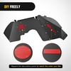 image:imageNilight TJ Rear Inner Fender Liners Fit for 1997 1998 1999 2000 2001 2002 2003 2004 2005 2006 Jeep Wrangler TJ amp LJ 2PCS Offroad Powder Coated Steel Splash Mud Guard Wheel Well Liner Covers2Pcs Front JL 20182025