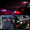 image:imageNilight Trailer Tail Light 2PCS 4Inch Round 40 LED Red Marker Clearance Stop Brake Turn Signal Running Taillight Surface Mount Grommet Plugs IP67 Waterproof for Trailer Truck Pickup Camper RV BUSRed White 4Pcs