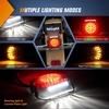 image:imageNilight Triple Tail Light 72LED 2PCS Stop Brake Turn Signals Reverse Back Up Running Lights with Iron Bracket Base IP67 Waterproof Fits Truck Trailer Camper Van RV CaravanSmoked Lens taillight
