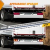 image:imageNilight Triple Tail Light 72LED 2PCS Stop Brake Turn Signals Reverse Back Up Running Lights with Iron Bracket Base IP67 Waterproof Fits Truck Trailer Camper Van RV Caravanred white amber