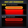 image:imageNilight Triple Tail Light 72LED 2PCS Stop Brake Turn Signals Reverse Back Up Running Lights with Iron Bracket Base IP67 Waterproof Fits Truck Trailer Camper Van RV Caravan2Pcs 3in1 9Inch Trailer Lights