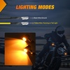 image:imageNilight Triple Tail Light 72LED 2PCS Stop Brake Turn Signals Reverse Back Up Running Lights with Iron Bracket Base IP67 Waterproof Fits Truck Trailer Camper Van RV CaravanMotorcycle Turn Signal Light Amber