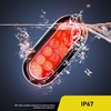 image:imageNilight Triple Tail Light 72LED 2PCS Stop Brake Turn Signals Reverse Back Up Running Lights with Iron Bracket Base IP67 Waterproof Fits Truck Trailer Camper Van RV Caravan2Pcs 6 Trailer Tail Lights