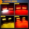 image:imageNilight Triple Tail Light 72LED 2PCS Stop Brake Turn Signals Reverse Back Up Running Lights with Iron Bracket Base IP67 Waterproof Fits Truck Trailer Camper Van RV CaravanMagnetic Trailer Lights 7 Pin