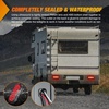 image:imageNilight Triple Tail Light 72LED 2PCS Stop Brake Turn Signals Reverse Back Up Running Lights with Iron Bracket Base IP67 Waterproof Fits Truck Trailer Camper Van RV CaravanRed 24LED Lights Screws 2Pcs