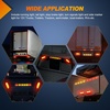 image:imageNilight Triple Tail Light 72LED 2PCS Stop Brake Turn Signals Reverse Back Up Running Lights with Iron Bracket Base IP67 Waterproof Fits Truck Trailer Camper Van RV CaravanTail Lights Screws wMarker Light