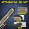 image:imageNilight Triple Tail Light 72LED 2PCS Stop Brake Turn Signals Reverse Back Up Running Lights with Iron Bracket Base IP67 Waterproof Fits Truck Trailer Camper Van RV Caravan2Pcs 3in1 9Inch Trailer Lights