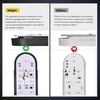 image:imageNilight Triple Tail Light 72LED 2PCS Stop Brake Turn Signals Reverse Back Up Running Lights with Iron Bracket Base IP67 Waterproof Fits Truck Trailer Camper Van RV Caravan2Pcs 6 Trailer Lights and Wire Harness