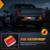 image:imageNilight Triple Tail Light 72LED 2PCS Stop Brake Turn Signals Reverse Back Up Running Lights with Iron Bracket Base IP67 Waterproof Fits Truck Trailer Camper Van RV CaravanMagnetic Trailer Lights 7 Pin