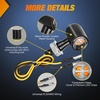 image:imageNilight Triple Tail Light 72LED 2PCS Stop Brake Turn Signals Reverse Back Up Running Lights with Iron Bracket Base IP67 Waterproof Fits Truck Trailer Camper Van RV CaravanMotorcycle Turn Signal Light Amber