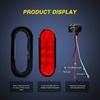 image:imageNilight Triple Tail Light 72LED 2PCS Stop Brake Turn Signals Reverse Back Up Running Lights with Iron Bracket Base IP67 Waterproof Fits Truck Trailer Camper Van RV Caravan2Pcs 6 Trailer Tail Lights