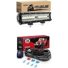 image:imageNilight LED Light Bar 12Inch 300W Spot Flood Combo Led Off Road Lights with 12V 5Pin Rocker Switch 16AWG Wiring Harness Kit2 Lead 2 Years Warranty