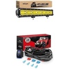 image:imageNilight LED Light Bar 20Inch 420W Amber Spot Flood Combo Led Off Road Lights with 12V 5Pin Rocker Switch 16AWG Wiring Harness Kit2 Lead 2 Years Warranty