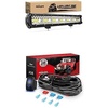 image:imageNilight LED Light Bar 20Inch 450W Spot Flood Combo Led Off Road Lights with 12V 5Pin Rocker Switch 16AWG Wiring Harness Kit2 Lead 2 Years Warranty
