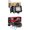 image:imageNilight Led Pods 2PCS 4Inch 60W Spot Flood Combo LED Light Bar Led Off Road Lights with 12V 5Pin Rocker Switch 16AWG Wiring Harness Kit2 Lead 2 Years Warranty