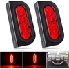 2Pcs Trailer Lights+Brackets