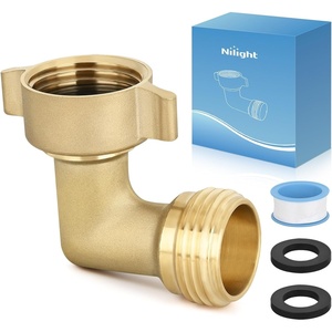 image:imageNilight RV Water Pressure Regulator for RV Camper Adjustable Handle Water Hose Pressure Regulator with Oil Filled Gauge and Inlet Screen Filter Brass Leadfree Reducer Valve for Camper Travel Trailer90 Degree Hose Elbow
