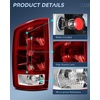 image:imageNilight Taillight Assembly Compatible with 2002 2003 2004 2005 2006 Dodge Ram 1500 2003 2004 2005 2006 Dodge Ram 2500 3500 Dark Red Rear Lamp Replacement OE Style Driver Side and Passenger SideDark Red Pair of Driver and Passenger Side
