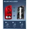 image:imageNilight Taillight Assembly Compatible with 2002 2003 2004 2005 2006 Dodge Ram 1500 2003 2004 2005 2006 Dodge Ram 2500 3500 Dark Red Rear Lamp Replacement OE Style Driver Side and Passenger SideBlack Housing  Amber Reflector wTailight