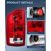 image:imageNilight Taillight Assembly Compatible with 2002 2003 2004 2005 2006 Dodge Ram 1500 2003 2004 2005 2006 Dodge Ram 2500 3500 Dark Red Rear Lamp Replacement OE Style Driver Side and Passenger SidePair of Driver and Passenger Side