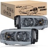 image:imageNilight Taillight Assembly Compatible with 2002 2003 2004 2005 2006 Dodge Ram 1500 2003 2004 2005 2006 Dodge Ram 2500 3500 Dark Red Rear Lamp Replacement OE Style Driver Side and Passenger SideSmoke Housing  Clear Reflector DRL