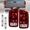 Dark Red Pair of Driver and Passenger Side