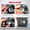 image:imageNilight License Plate Lights Compatible with 20112023 Ford Explorer  Compatible with 20112023 Ford Explorer etc 18SMD 6000K LEDs IP67 waterproof plugandplay OEM replacementBlack 20072021 Frontier20072015 TitanXterra