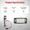 image:imageNilight License Plate Lights Compatible with 20112023 Ford Explorer  Compatible with 20112023 Ford Explorer etc 18SMD 6000K LEDs IP67 waterproof plugandplay OEM replacementBlack 20122020 TOYOTA 86
