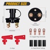 image:imageNilight Top Post Battery Disconnect Switch 12V48V 275A Kill Switch Negative ON Off Battery Cut Shut Off for Boat Car Vehicles RV Marine100A ONOFF Switch with Waterproof Key and Cover