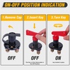image:imageNilight Top Post Battery Disconnect Switch 12V48V 275A Kill Switch Negative ON Off Battery Cut Shut Off for Boat Car Vehicles RV Marine100A ONOFF Switch with Waterproof Key and Cover