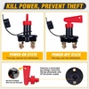 image:imageNilight Top Post Battery Disconnect Switch 12V48V 275A Kill Switch Negative ON Off Battery Cut Shut Off for Boat Car Vehicles RV Marine100A ONOFF Switch with Waterproof Key and Cover