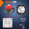 image:imageNilight Top Post Battery Disconnect Switch 12V48V 275A Kill Switch Negative ON Off Battery Cut Shut Off for Boat Car Vehicles RV Marine1Pcs OnOff Switch 600A