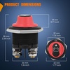 image:imageNilight Top Post Battery Disconnect Switch 12V48V 275A Kill Switch Negative ON Off Battery Cut Shut Off for Boat Car Vehicles RV Marine1Pcs OnOff Switch 200A
