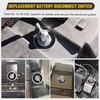 image:imageNilight Top Post Battery Disconnect Switch 12V48V 275A Kill Switch Negative ON Off Battery Cut Shut Off for Boat Car Vehicles RV Marine200A OnOff Switch
