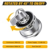 image:imageNilight Top Post Battery Disconnect Switch 12V48V 275A Kill Switch Negative ON Off Battery Cut Shut Off for Boat Car Vehicles RV Marine200A OnOff Switch