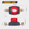 image:imageNilight Top Post Battery Disconnect Switch 12V48V 275A Kill Switch Negative ON Off Battery Cut Shut Off for Boat Car Vehicles RV Marine275A Side Post ONOff Switch