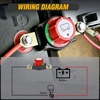 image:imageNilight Top Post Battery Disconnect Switch 12V48V 275A Kill Switch Negative ON Off Battery Cut Shut Off for Boat Car Vehicles RV Marine275A Side Post ONOff Switch Round