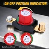image:imageNilight Top Post Battery Disconnect Switch 12V48V 275A Kill Switch Negative ON Off Battery Cut Shut Off for Boat Car Vehicles RV Marine275A Side Post ONOff Switch Round with Adapter