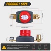 image:imageNilight Top Post Battery Disconnect Switch 12V48V 275A Kill Switch Negative ON Off Battery Cut Shut Off for Boat Car Vehicles RV Marine275A Side Post ONOff Switch with Adapter