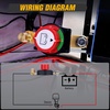 image:imageNilight Top Post Battery Disconnect Switch 12V48V 275A Kill Switch Negative ON Off Battery Cut Shut Off for Boat Car Vehicles RV Marine275A Side Post ONOff Switch Round with Adapter