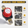image:imageNilight Top Post Battery Disconnect Switch 12V48V 275A Kill Switch Negative ON Off Battery Cut Shut Off for Boat Car Vehicles RV Marine275A Side Post ONOff Switch Round