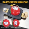image:imageNilight Top Post Battery Disconnect Switch 12V48V 275A Kill Switch Negative ON Off Battery Cut Shut Off for Boat Car Vehicles RV Marine275A Side Post ONOff Switch with Adapter