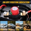 image:imageNilight Top Post Battery Disconnect Switch 12V48V 275A Kill Switch Negative ON Off Battery Cut Shut Off for Boat Car Vehicles RV Marine275A Side Post ONOff Switch Round with Adapter