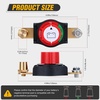 image:imageNilight Top Post Battery Disconnect Switch 12V48V 275A Kill Switch Negative ON Off Battery Cut Shut Off for Boat Car Vehicles RV Marine275A Side Post ONOff Switch Round with Adapter